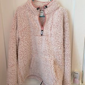 VICTORIAS SECRET PINK Sherpa pullover